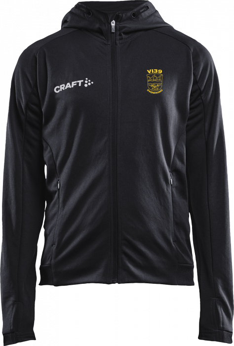 Craft - Vi39 Hoodie Kids - Negro